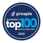 Prosple Australia's Top 100 Graduate Employers 2026 logo