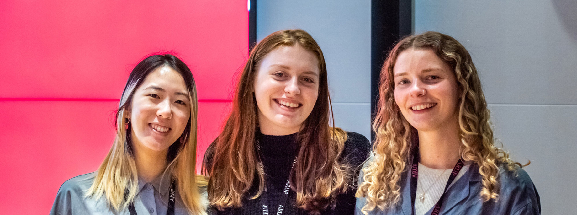 Staff at a graduate training day