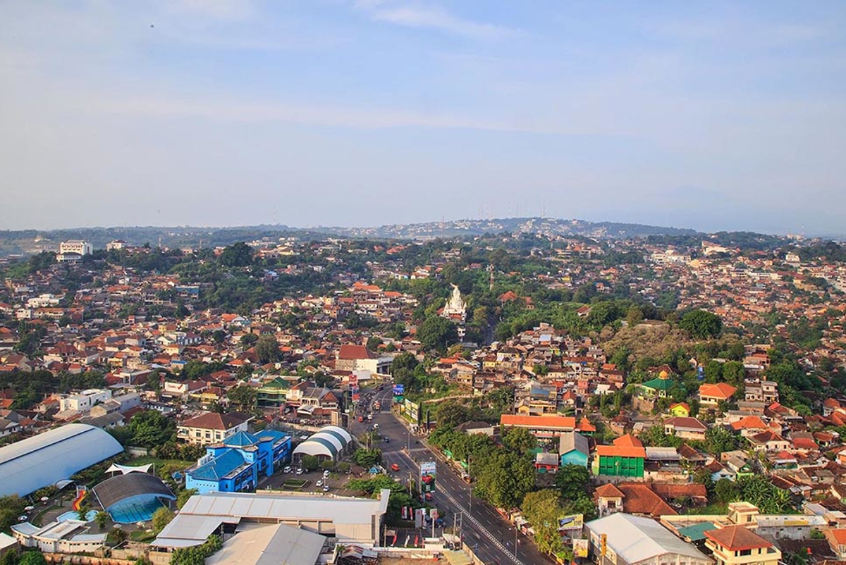 Aerial view of a city