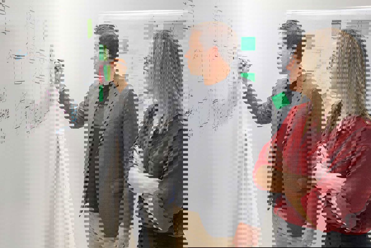 People in a meeting