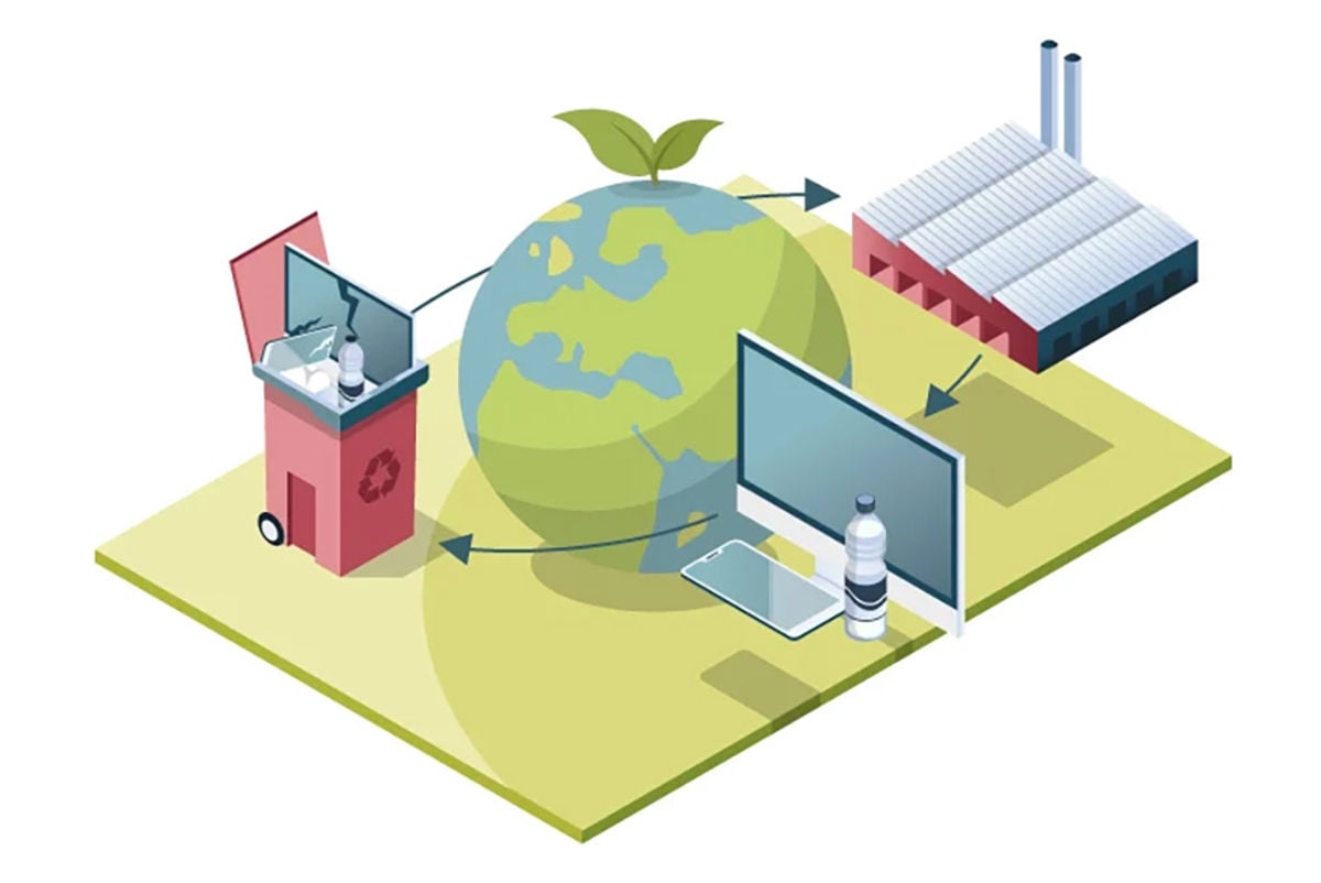 Circular economy illustration