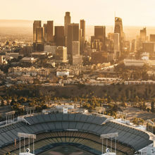 A large city landscape.