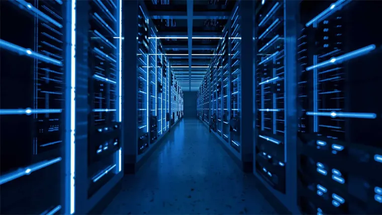 Inside a data centre