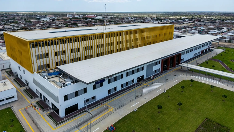 A hospital constructed in Peru