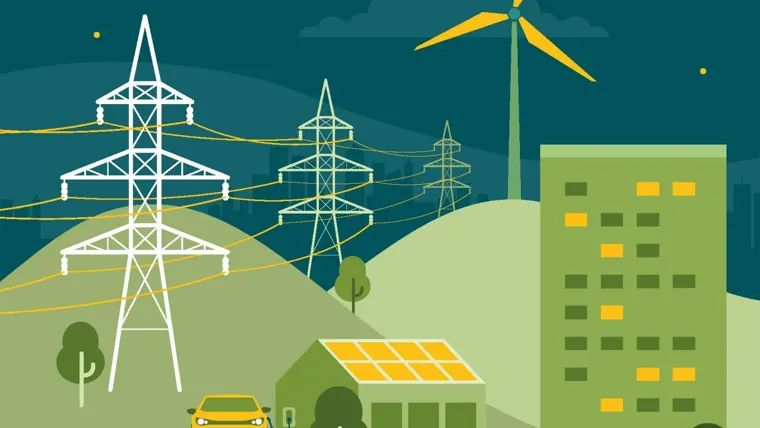 Illustration of forms of power generation