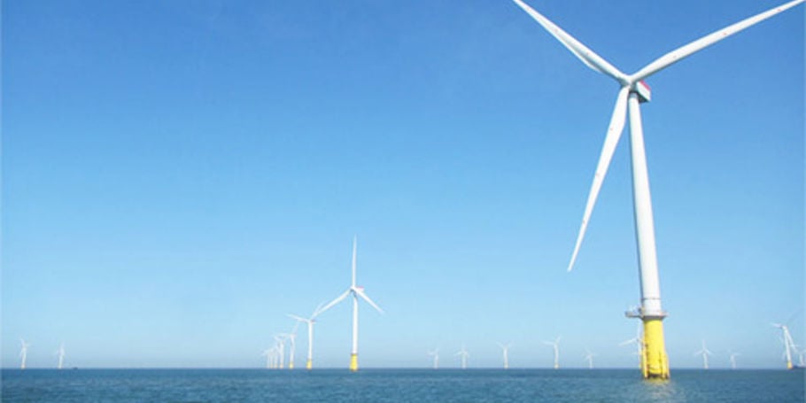 Wind turbine in the sea