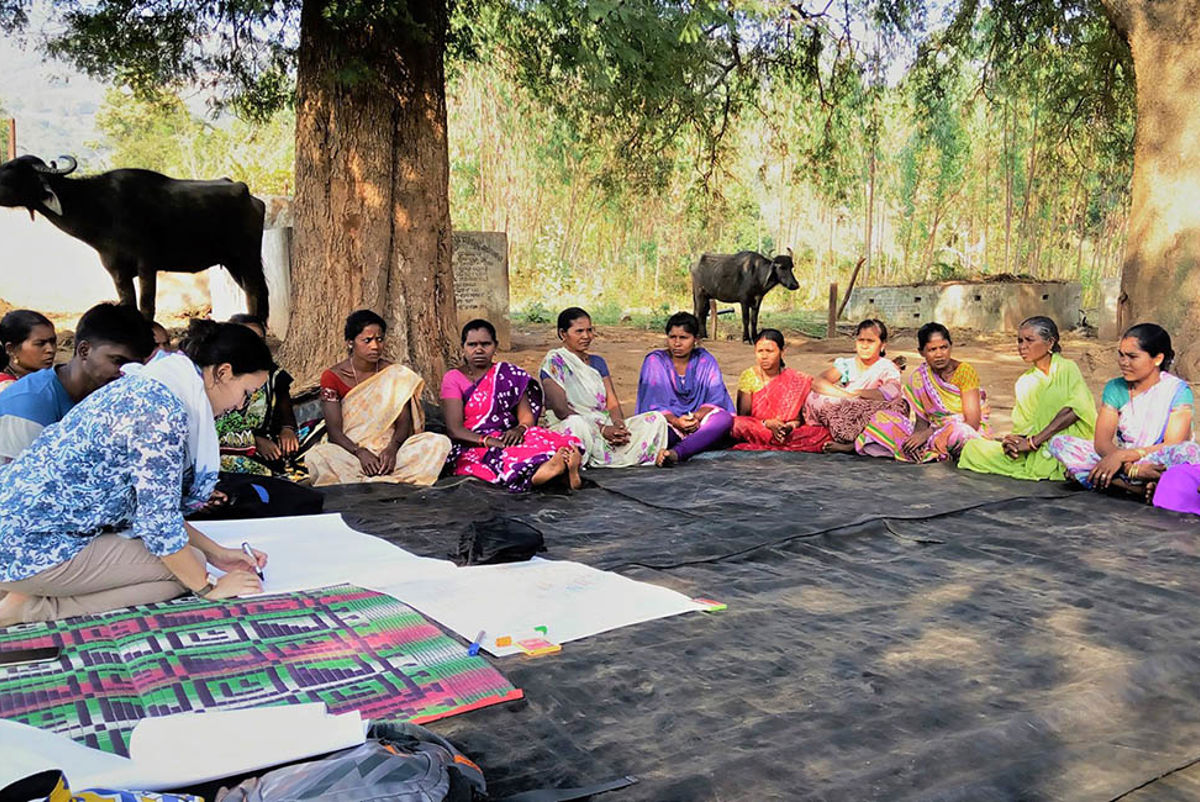 Workshop taking place in India