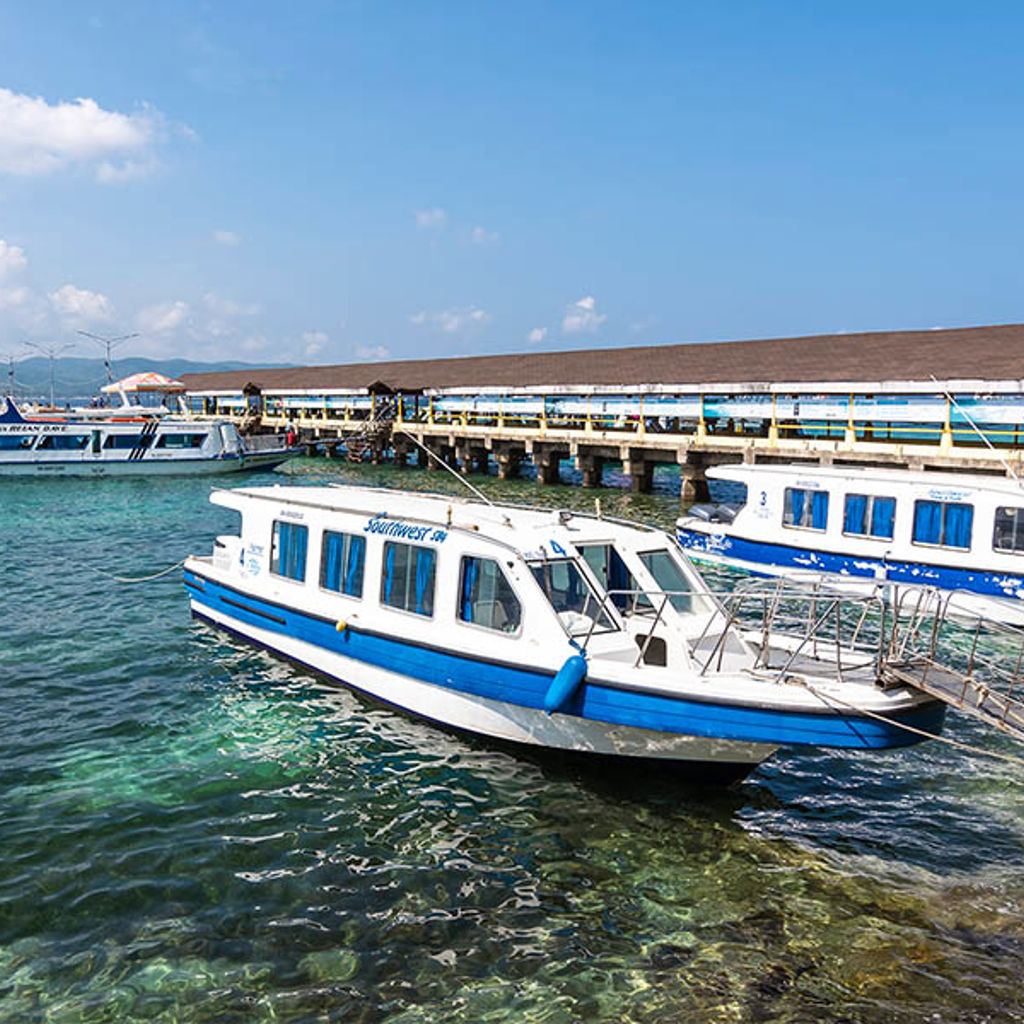 Boats in the water.