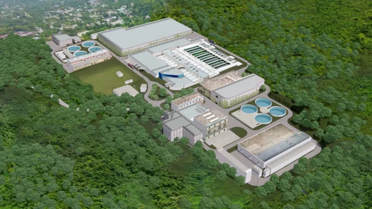 Ngau Tam Mei Water Treatment Works extension