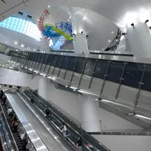 Escalators inside Admiralty Station