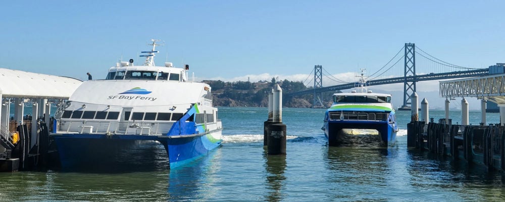 Boats in San Francisco bay