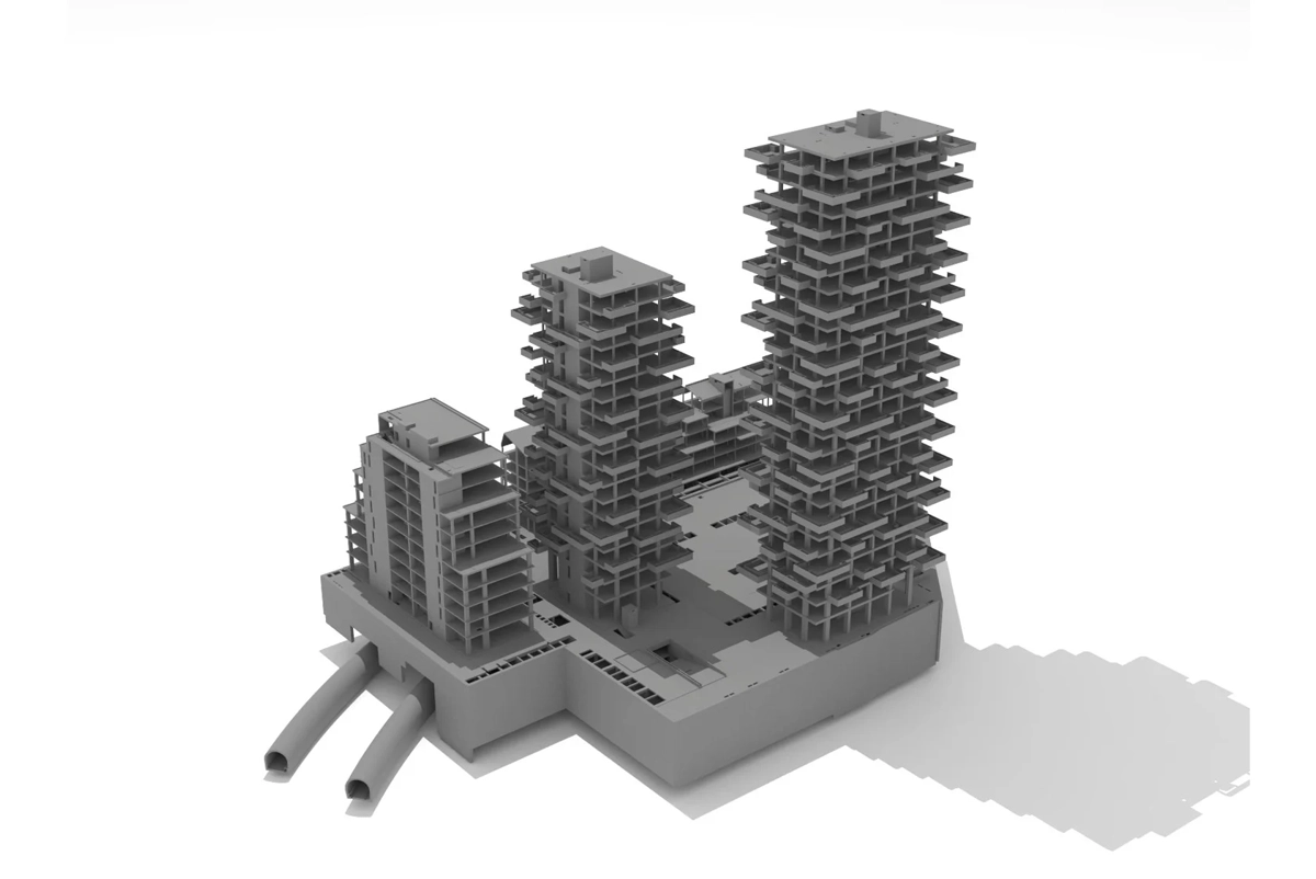 CGI design of Bosco Verticale