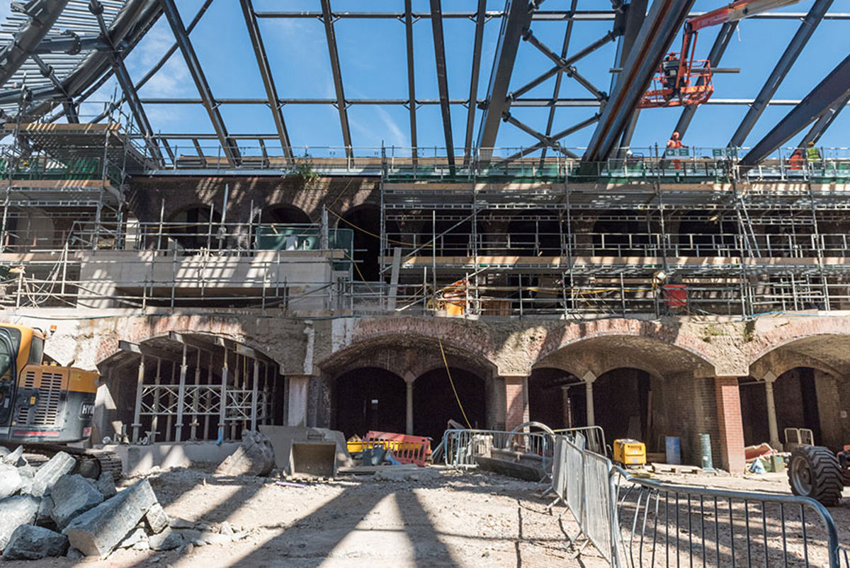 Construction of Coal Drops Yard