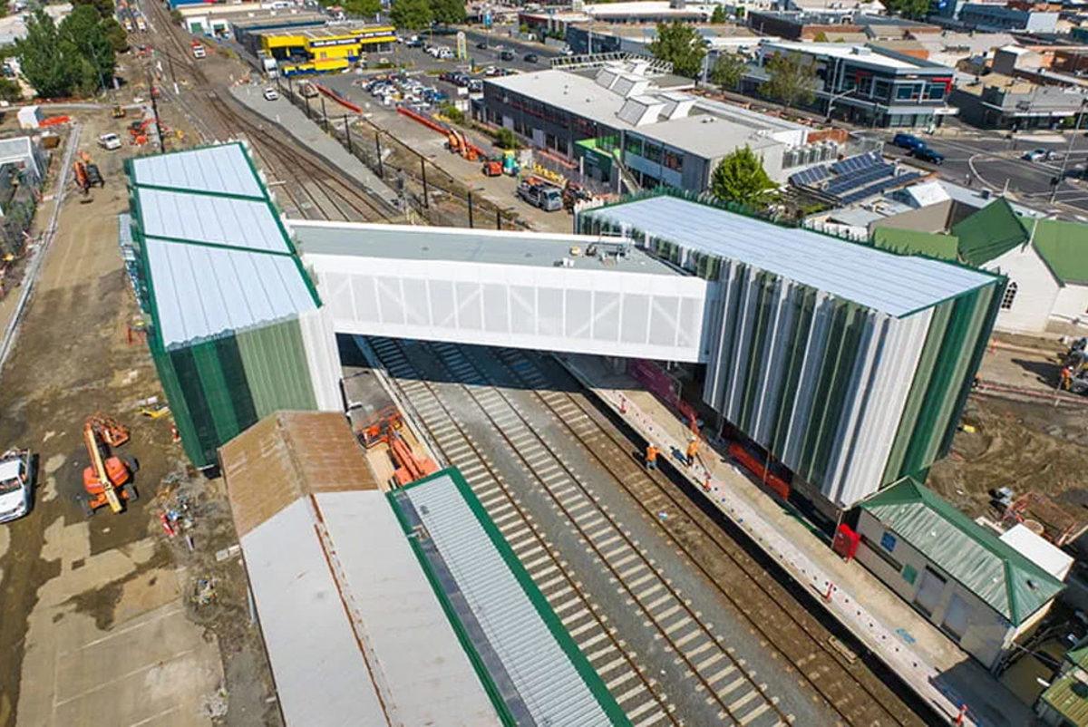 Traralgon train station. Credit: Rail Projects Victoria