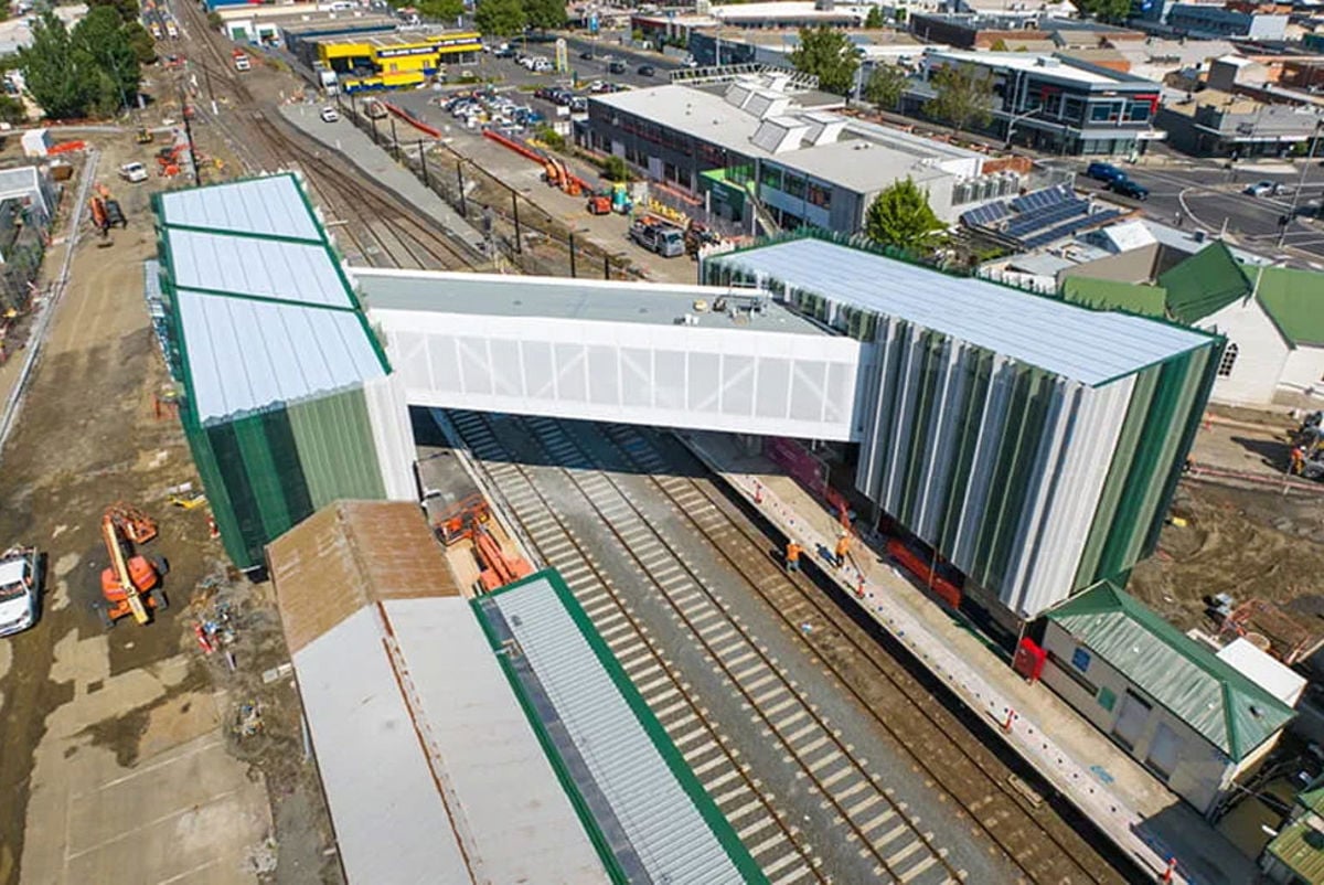 Traralgon train station. Credit: Rail Projects Victoria