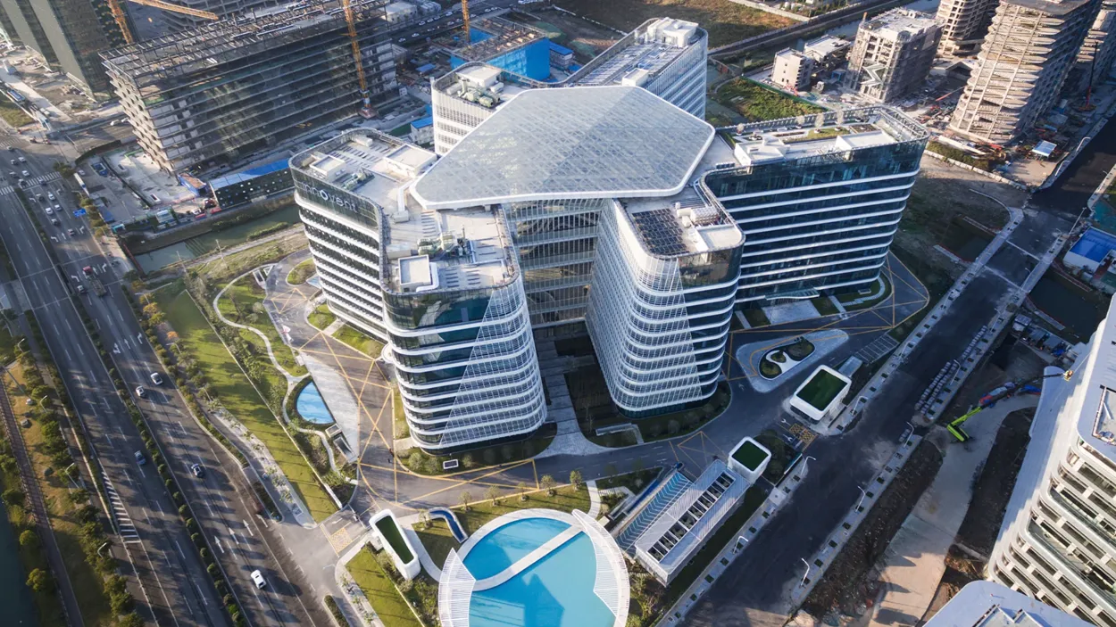 Innovent global R&D centre from the air