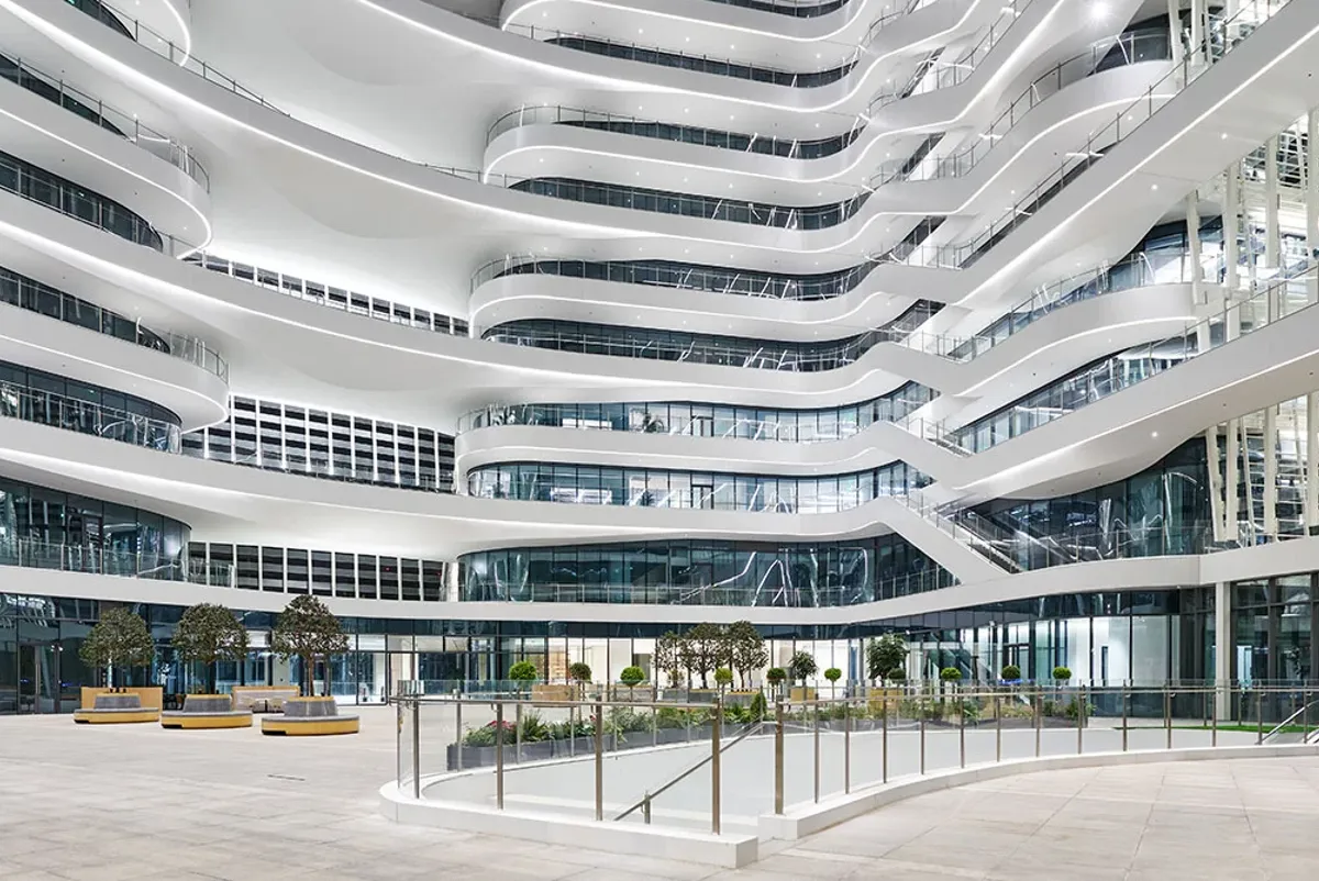 Main atrium of the buidling