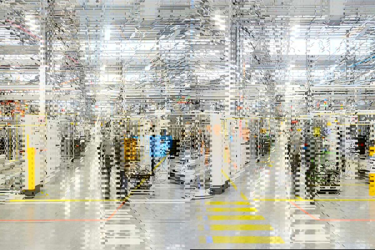 Staff on the manufacturing floor