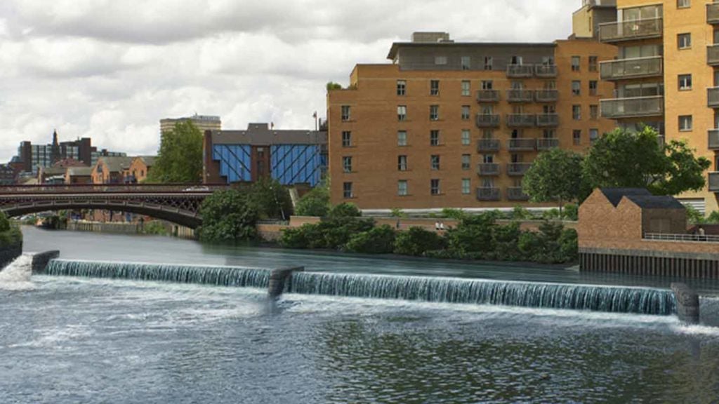  Completed Crown Point replacement  weir