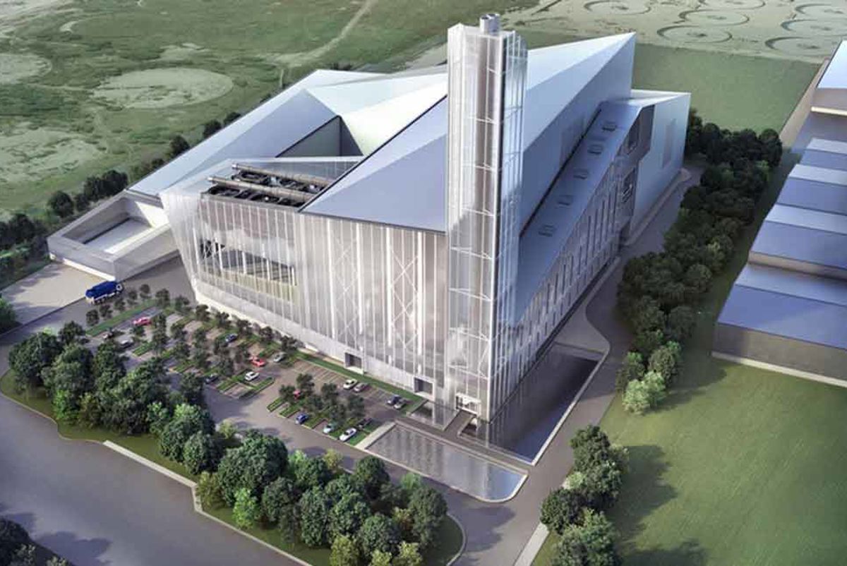 Render of Leeds Residual Waste Management Centre