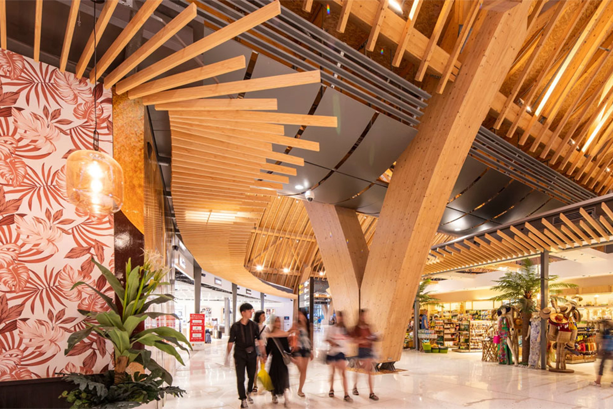 Internal view of the airport