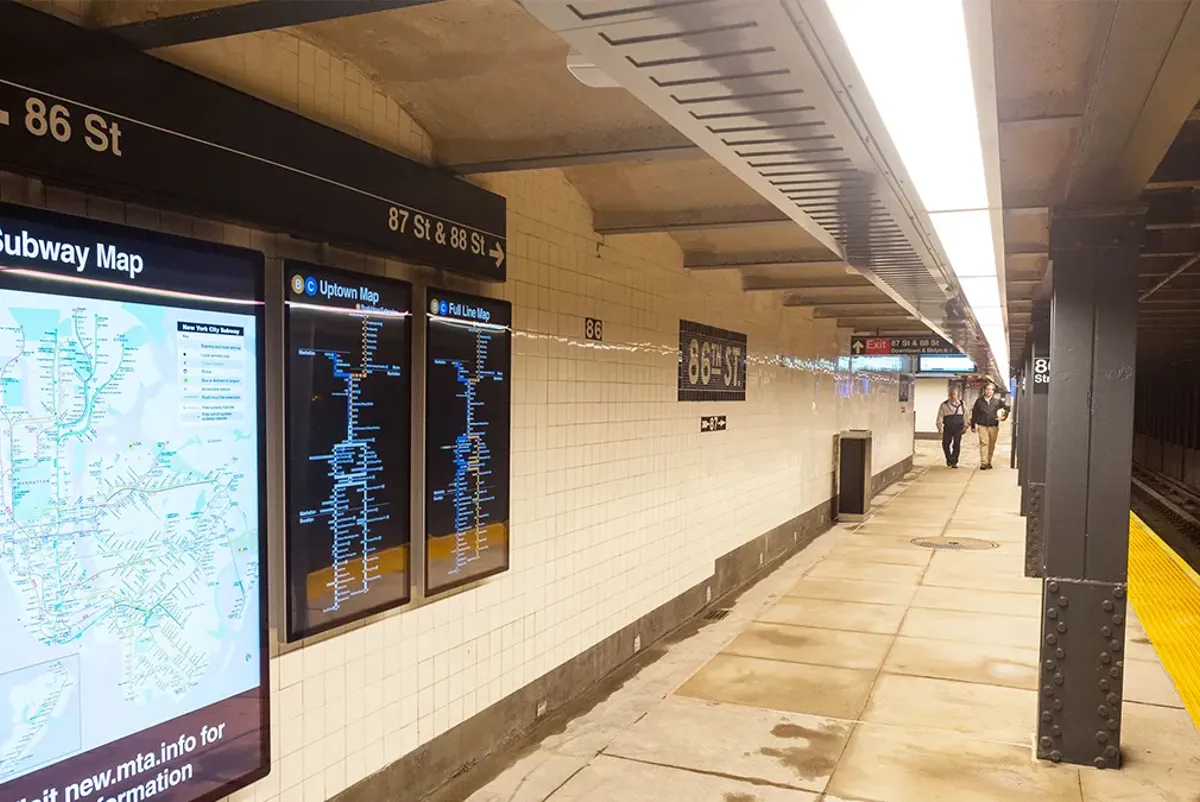 Interior of 86th Street Station in New York City