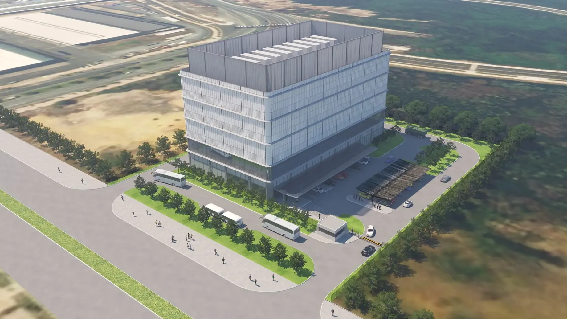 Rendering of NTT GDC HCMC1 ©2022 NTT Limited
