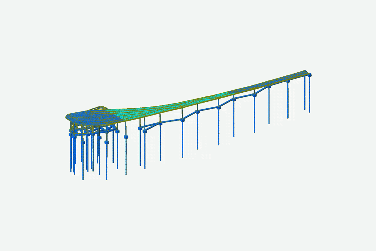 BIM model of the hovercraft terminal