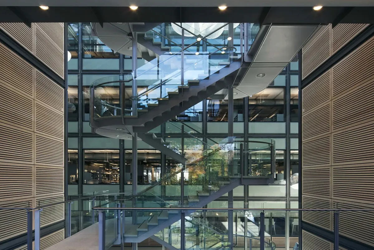 Stairwell at the Frick Chemistry Laboratory