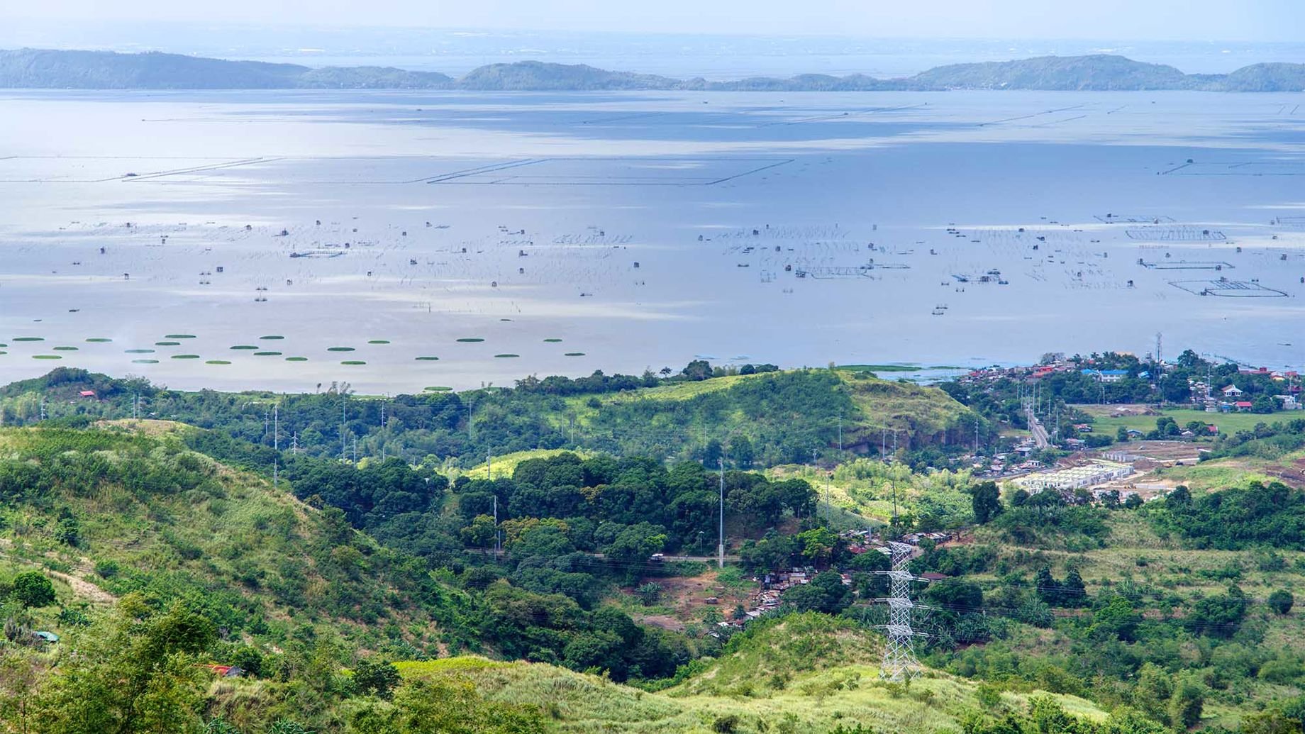 Laguna de Bay in the Philippines