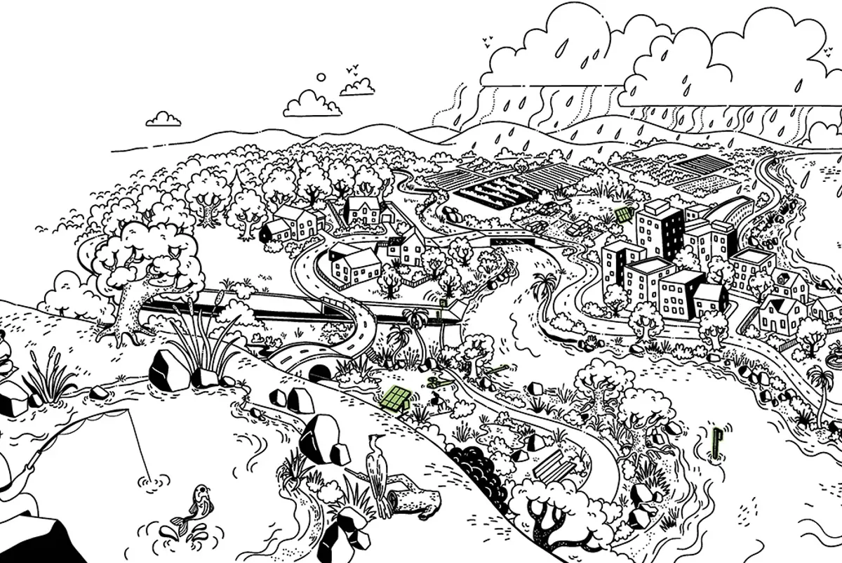 Diagram of coastal community.