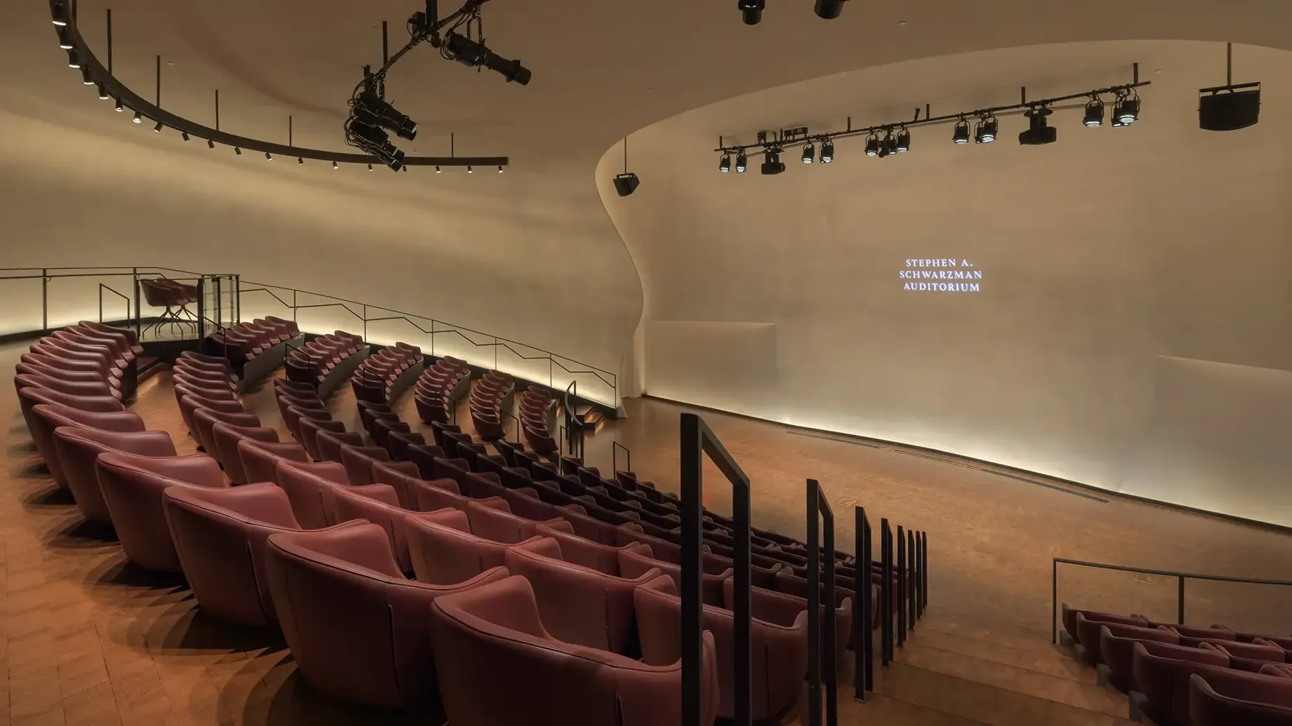 A large empty auditorium.