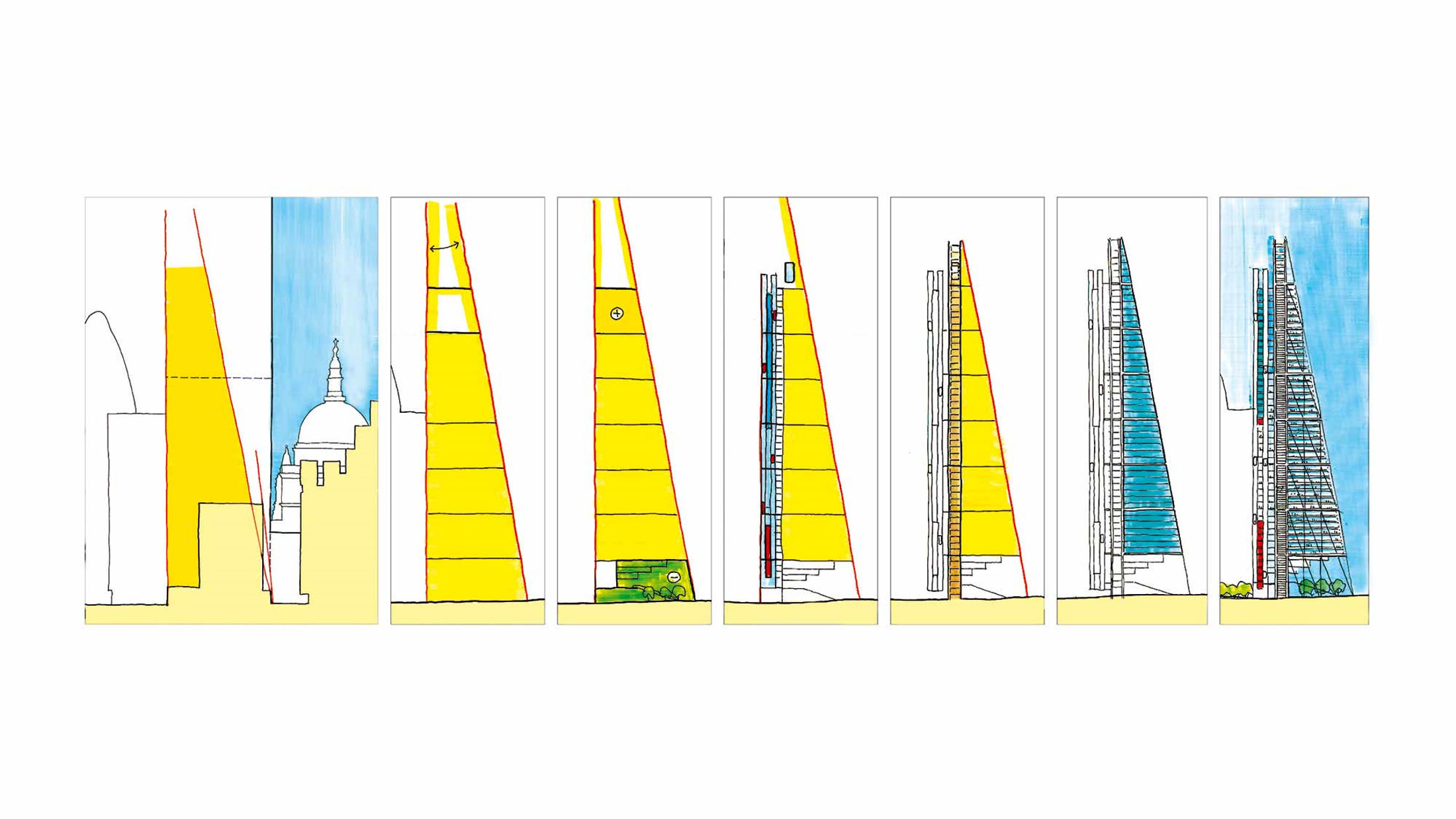 Sketches of the Leadenhall Building