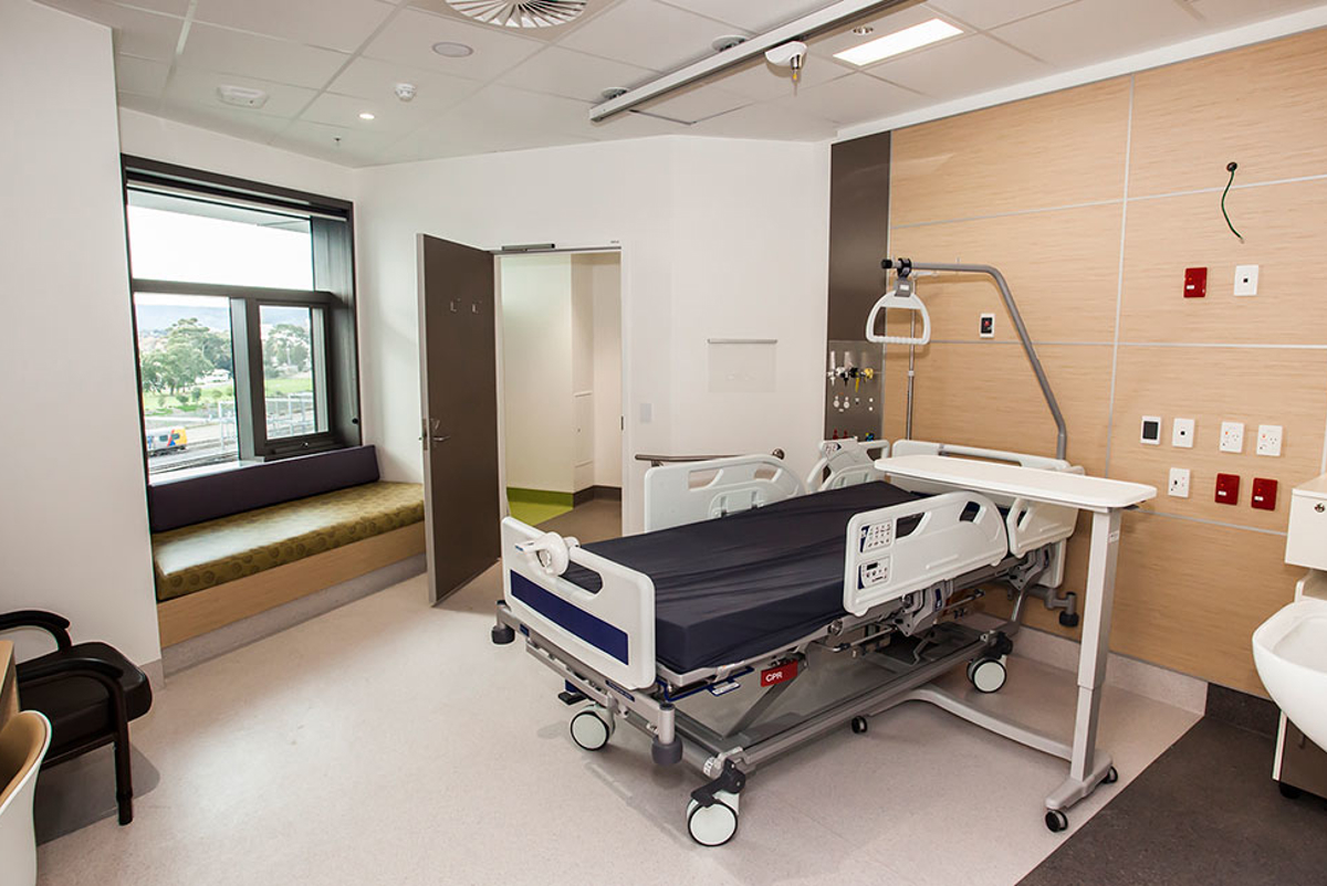 The new Royal Adelaide Hospital room