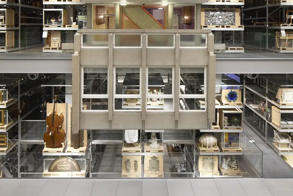 A store with shelves and items.