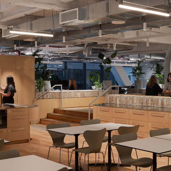 Interior of Arup's Perth office. Credit: Hames Sharley