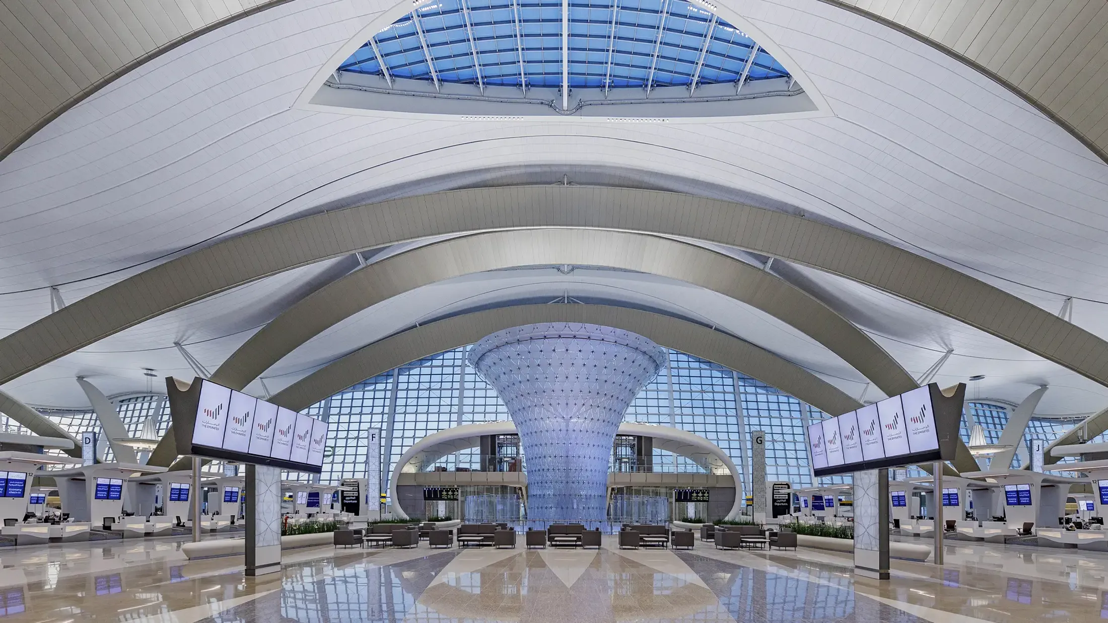 Zayed International Airport Terminal A concourse