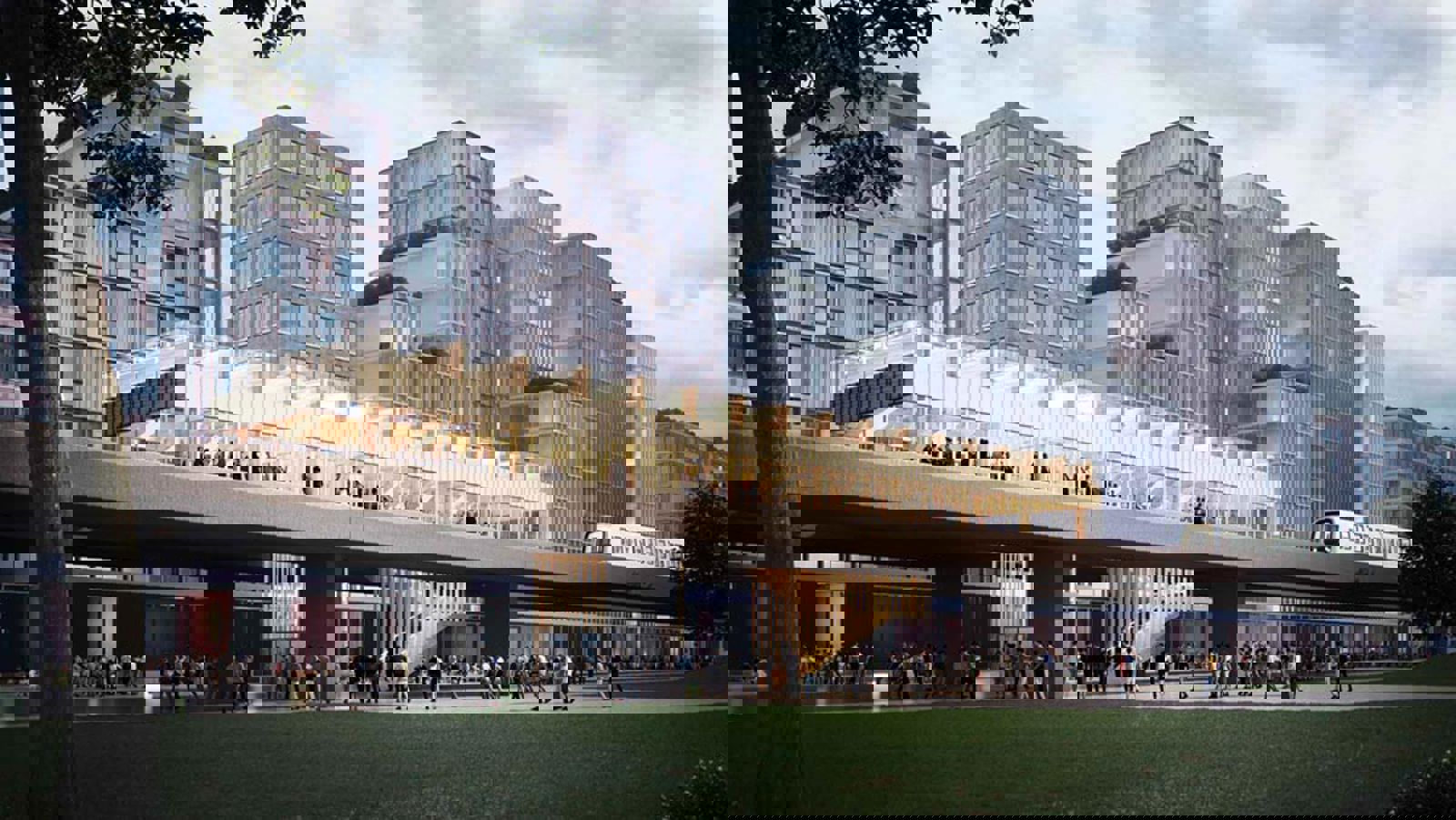 Metroselskabet timber station concept