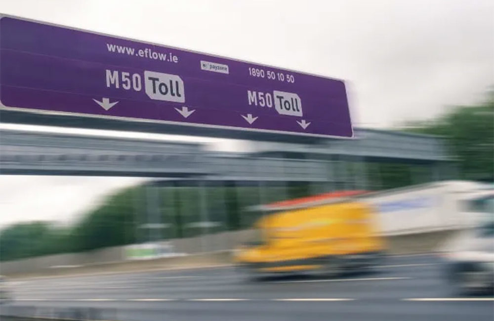 M50 toll road in Ireland