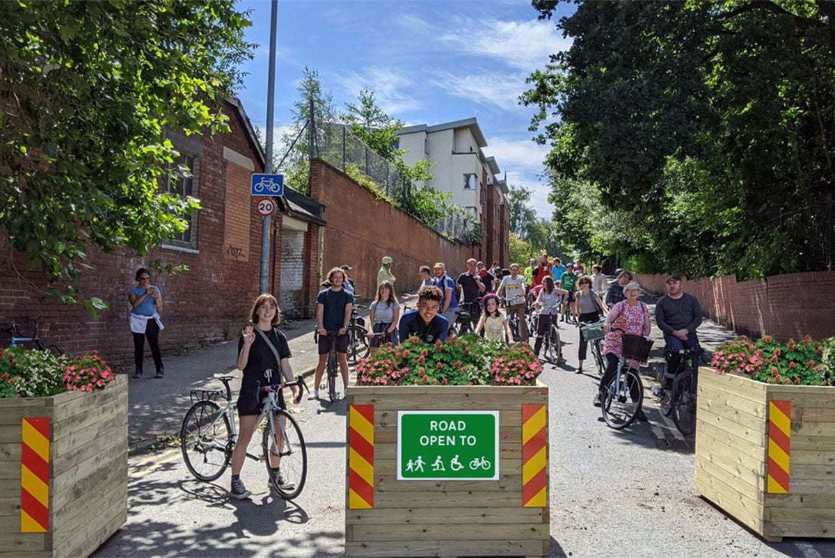 An active travel scheme in Manchester